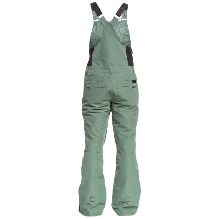 ROXY RIDEOUT BIB SNOWBOARD OVERALL - DARK FOREST