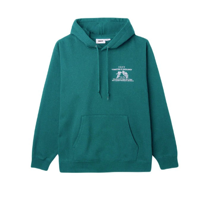 OBEY EXCELLENCE HOODIE - AVENTURINE GREEN