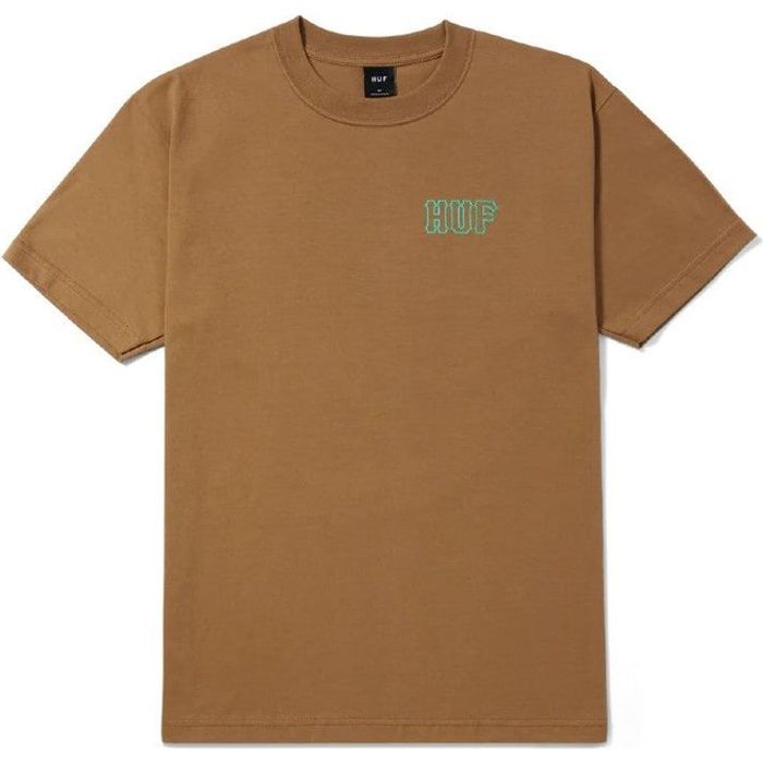 HUF SET H KURZARM T-SHIRT – KAMEL