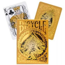 POKERKAARTEN BICYCLE DRAGON GOLD DECK