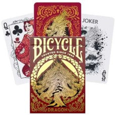 POKERKAARTEN BICYCLE DRAGON RED DECK