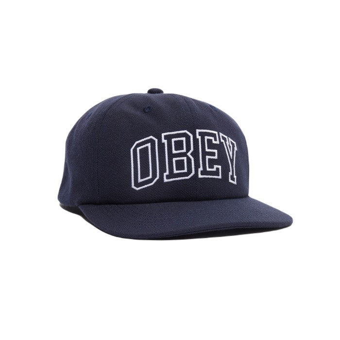 OBEY RUSH 6 PANEL CLASSIC SNAP PET - NAVY