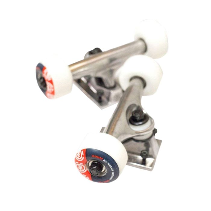 ELEMENT COMPONENT SET 5.5" SKATEBOARD TRUCKS + WIELEN  ASSORTED