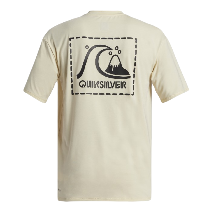 QUIKSILVER DNA SURF UPF 50 SURF T-SHIRT - OYSTER WHITE