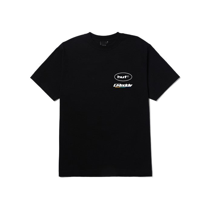 HUF X GREDDY SHORT SLEEVE T-SHIRT - BLACK