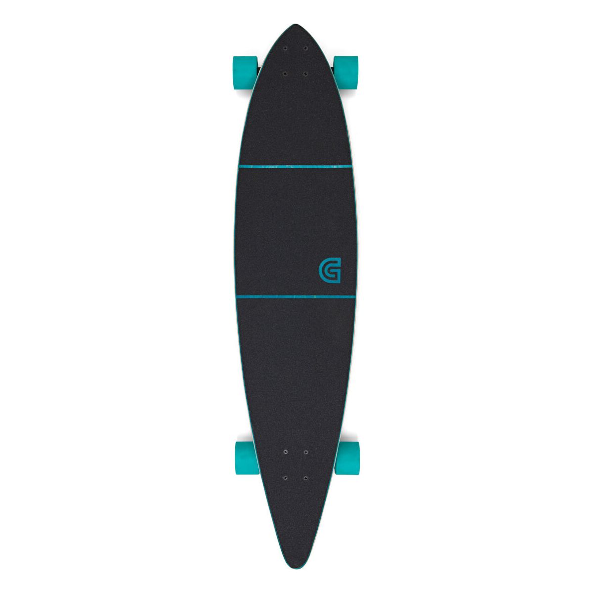 GOLDCOAST THE STANDARD BLACK & WHITE 44 PINTAI COMPLETE LONGBOARD