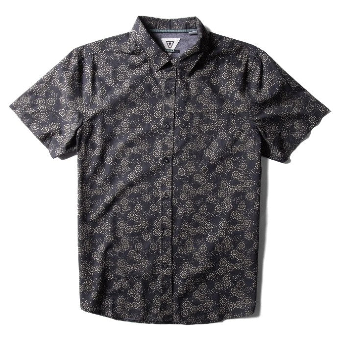 VISSLA MORSEA ECO SHORT SLEEVE SHIRT - PHANTOM