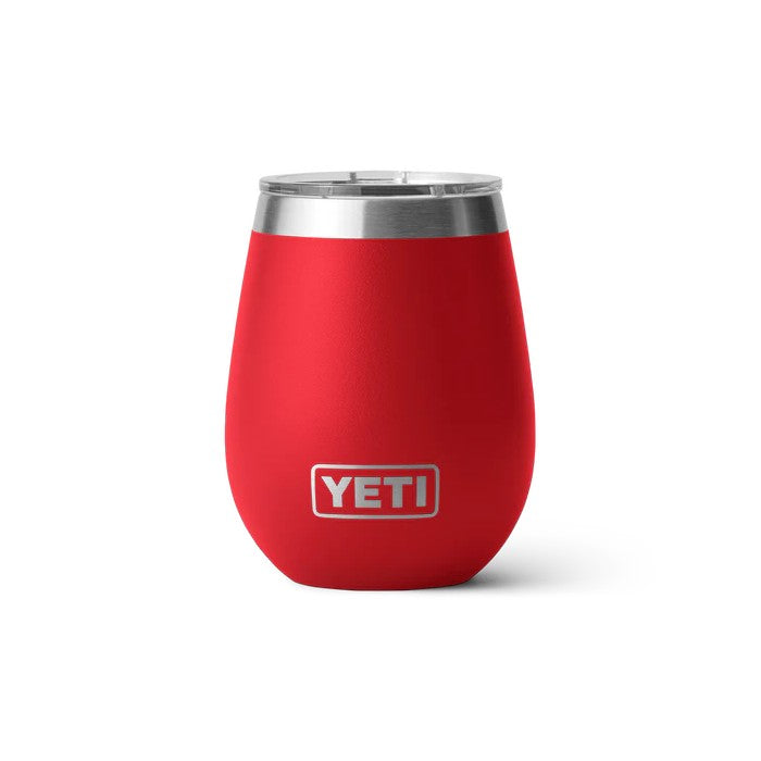 YETI RAMBLER® 10 OZ (296 ML) WIJNBEKER MET MAGSLIDER™-DEKSEL - RESCUE RED