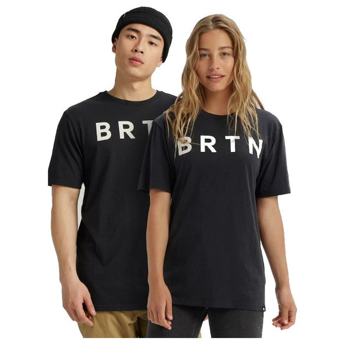 BURTON BRTN SHORT SLEEVE T-SHIRT - TRUE BLACK (UNISEX) 