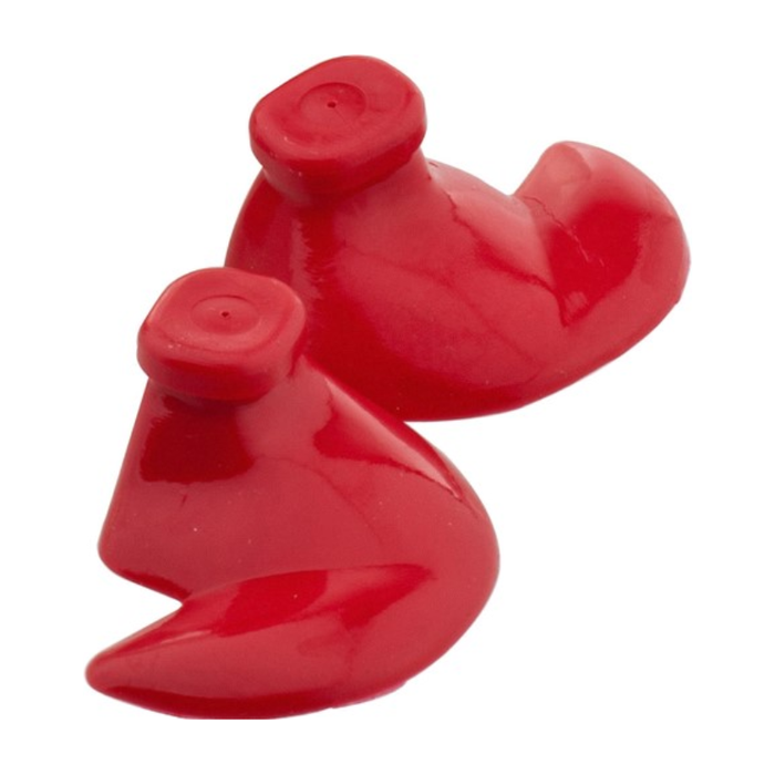 PROPLUGS DOC'S VENTED M OORDOPPEN - RED The Old Man Boardsports Proplugs