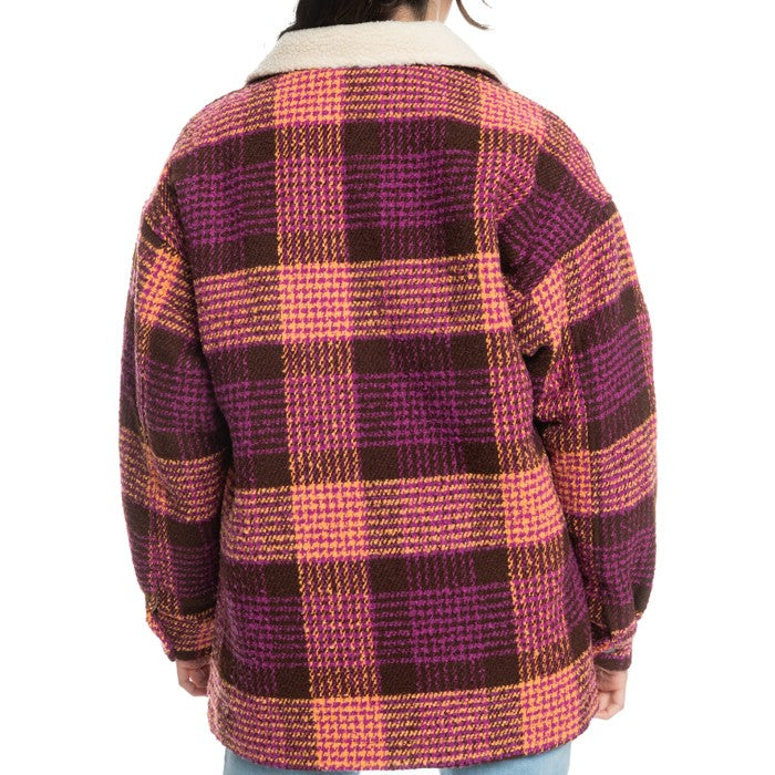 ROXY PASSAGE OF TIME JACKE – CHOCOLATE HELLO PLAID