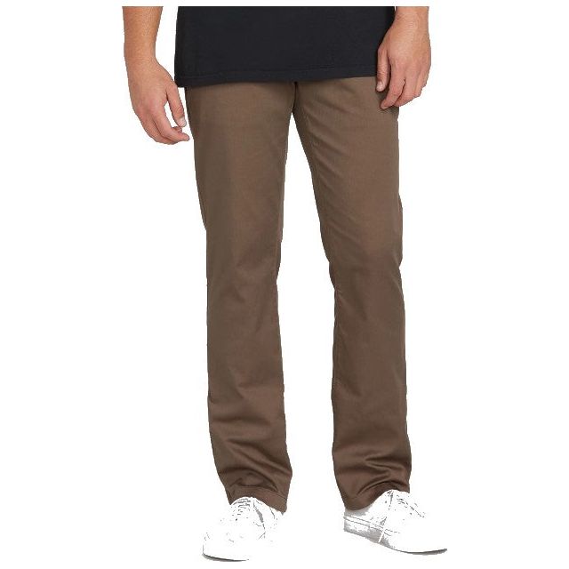 VOLCOM FRICKIN MODERN STRETCH PANTS - MUSHROOM