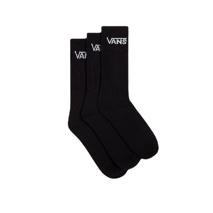 VANS CLASSIC CREW ROX SOKKEN (3 PAAR) - BLACK