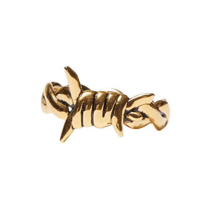 HUF BARBED WIRE RING - GOLD