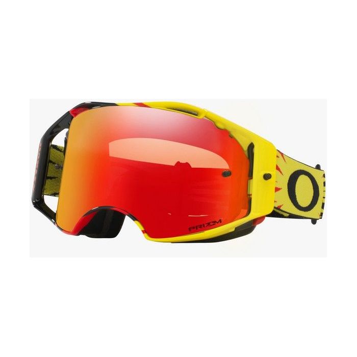 OAKLEY AIRBRAKE™ MX HIGH VOLTAGE MOTOCROSS BRIL - RED PRIZM TORCH The Old Man Boardsports Oakley