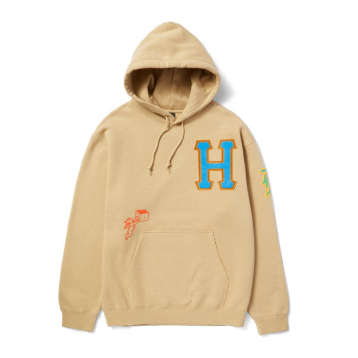 HUF FLY DIE PULLOVER/HOODIE – OATMEAL