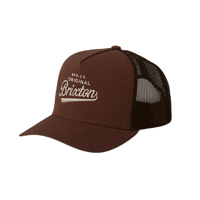 BRIXTON POSTAL C NETPLUS MP TRUCKER PET - SEPIA/SEPIA