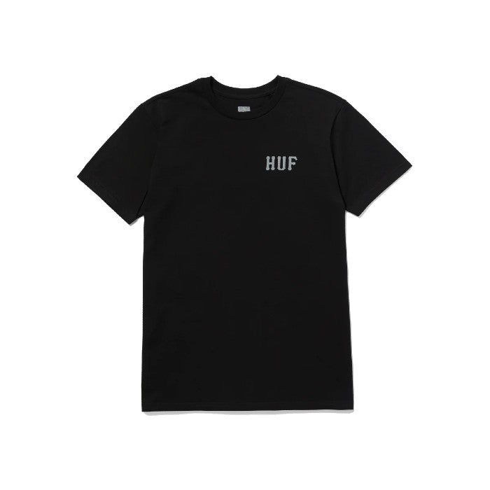 HUF SET H SHORT SLEEVE T-SHIRT - BLACK