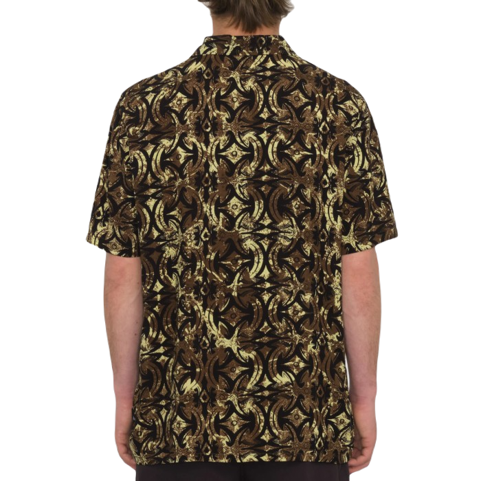 VOLCOM BOLD MOVES SHORT SLEEVE OVERHEMD - GINGER BROWN