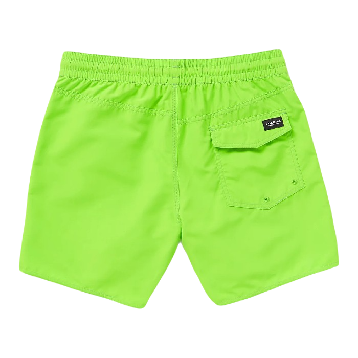 VOLCOM LIDO SOLID 16" BOARDSHORT - ELECTRIC GREEN