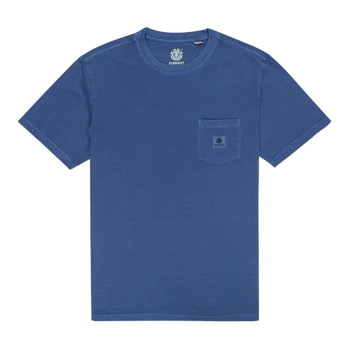 ELEMENT BASIC POCKET PIGMENT T-SHIRT - NOUVEAN NAVY