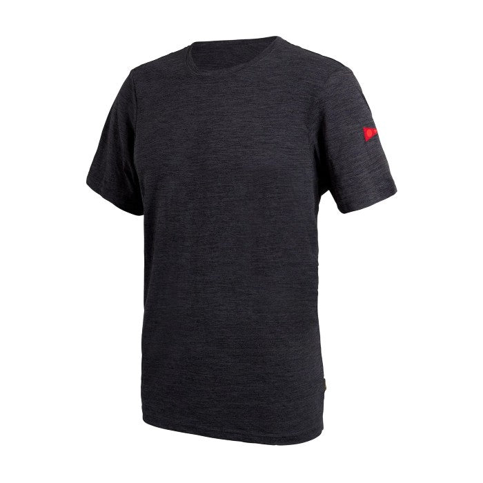 FLORENCE MARINE X AIRTEX SHORT SLEEVE T-SHIRT - HEATHER CHARCOAL