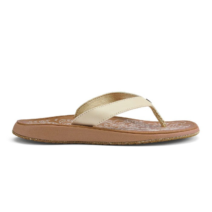 OLUKAI PANIOLO TEENSLIPPERS - TAPA/SAHARA