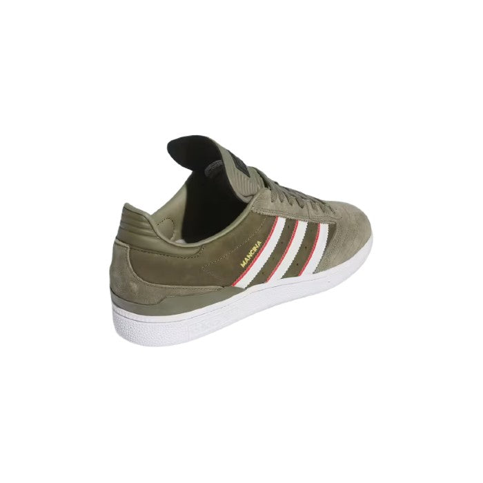 ADIDAS BUSENITZ X DAN MANCINA SCHOENEN - OLIVE STRATA/RED/CLOUD WHITE