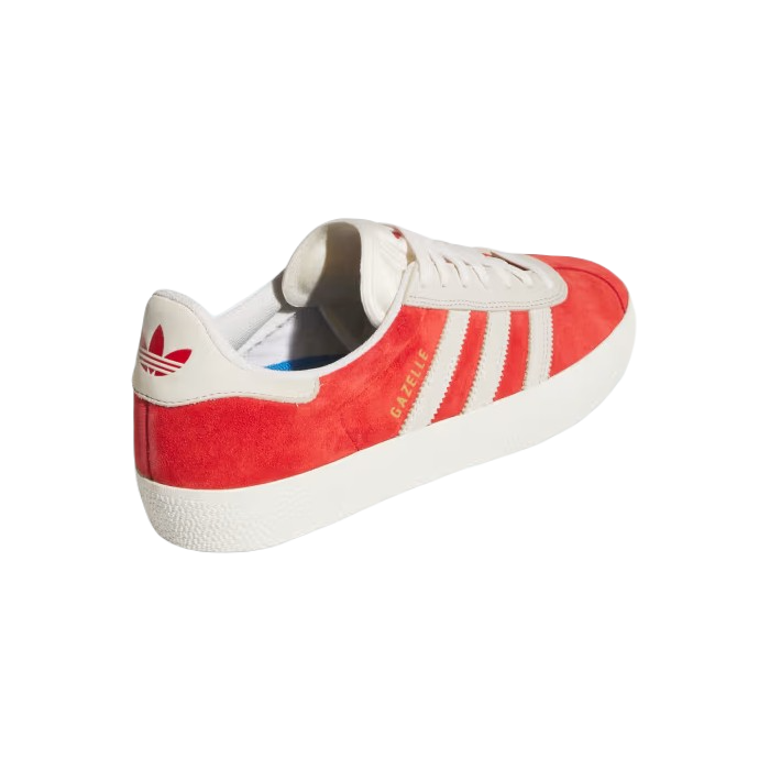 ADIDAS GAZELLE ADV SCHOENEN BETTER SCARLET/CHALK WHITE/GOLD METALLIC