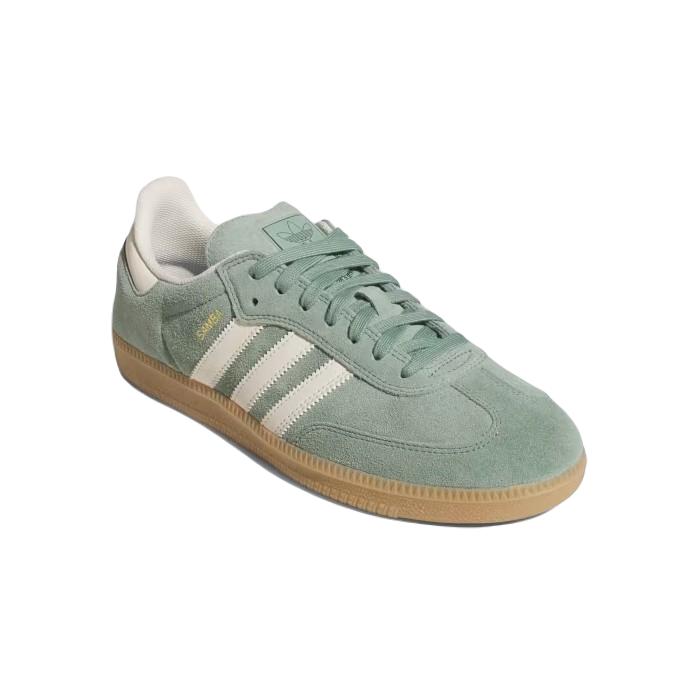 ADIDAS SAMBA ADV SCHOENEN SILVER GREEN/WONDER WHITE/GOLD METALLIC