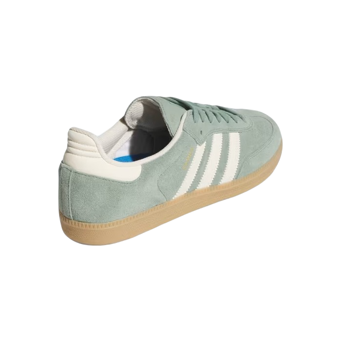 ADIDAS SAMBA ADV SCHOENEN SILVER GREEN/WONDER WHITE/GOLD METALLIC