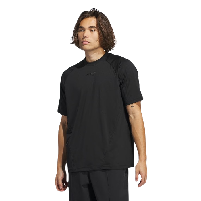 ADIDAS SKATEBOARDING TEAMGEIST SHORT SLEEVE T-SHIRT - BLACK/BLACK