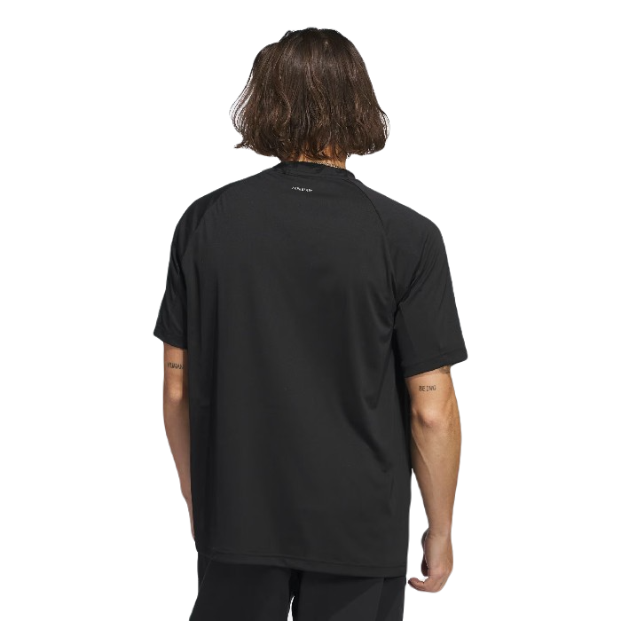 ADIDAS SKATEBOARDING TEAMGEIST SHORT SLEEVE T-SHIRT - BLACK/BLACK