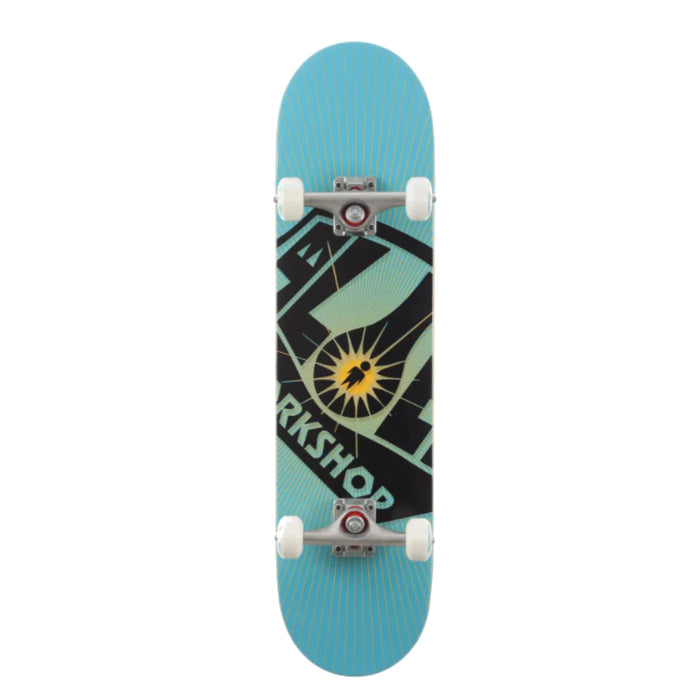 ALIEN WORKSHOP OG BURST 8.0" SKATEBOARD COMPLETE BLUE