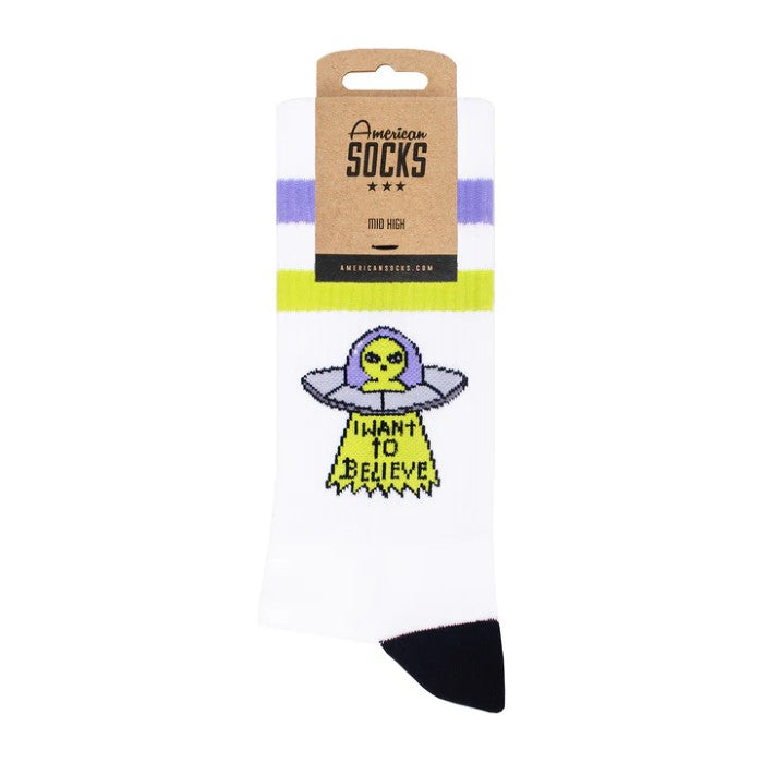 AMERICAN SOCKS MID HIGH BELIEVE SOKKEN