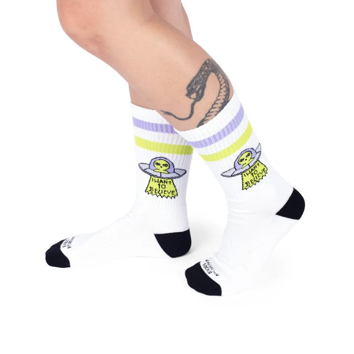 AMERICAN SOCKS MID HIGH BELIEVE SOKKEN