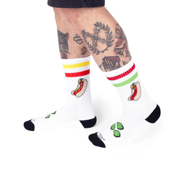 AMERICAN SOCKS MID HIGH HOT "HOT DOG" SOKKEN