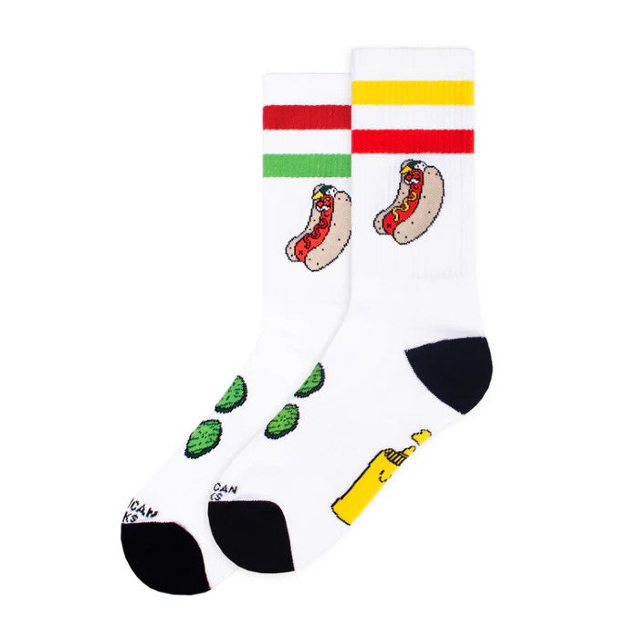 AMERICAN SOCKS MID HIGH HOT "HOT DOG" SOKKEN