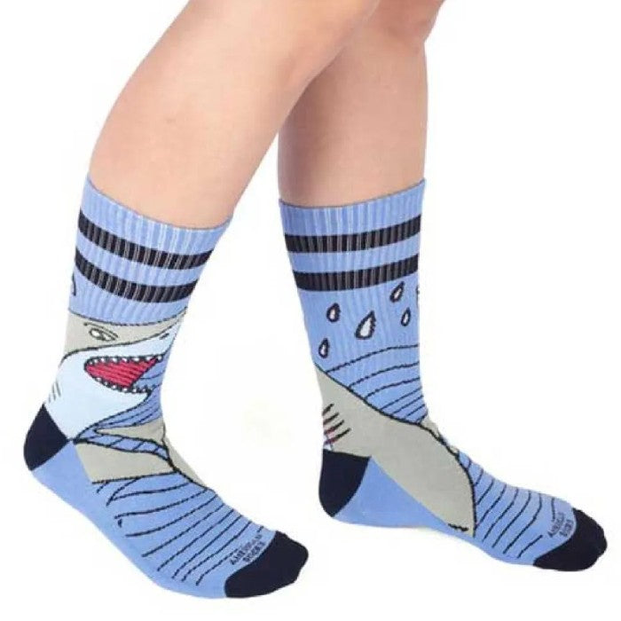 AMERICAN SOCKS SHARK STRIKE MID HIGH SOKKEN