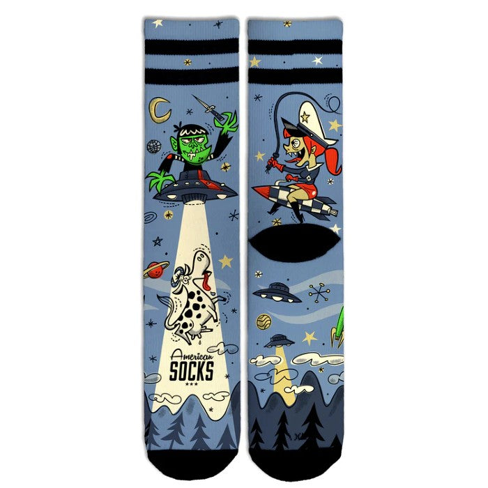 AMERICAN SOCKS SIGNATURE ALIEN SNATCH SOKKEN