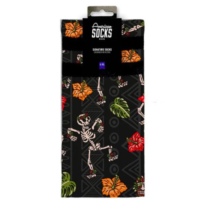 AMERICAN SOCKS SIGNATURE DANCING SKELETONS SOKKEN