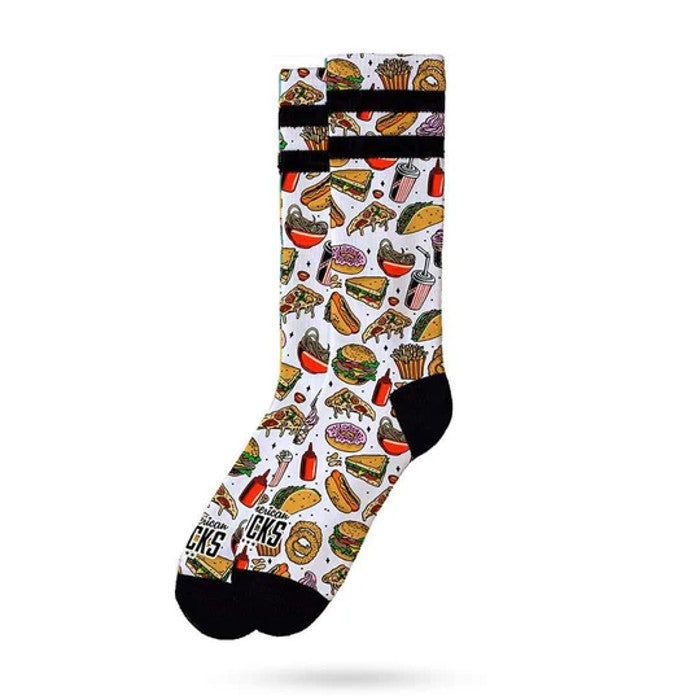 AMERICAN SOCKS SIGNATURE JUNK FOOD - MID HIGH SOKKEN