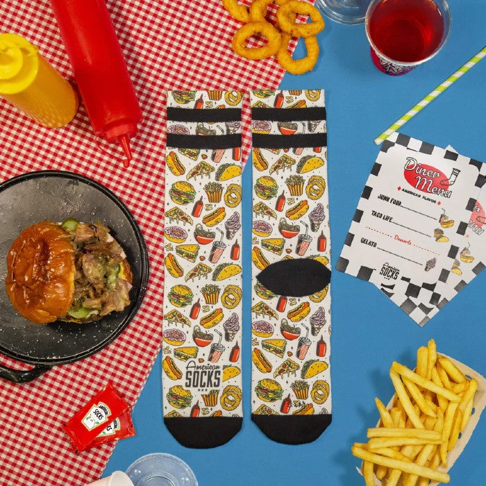 AMERICAN SOCKS SIGNATURE JUNK FOOD - MID HIGH SOKKEN