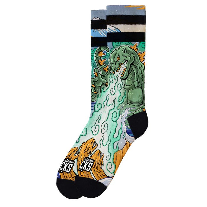 AMERICAN SOCKS SIGNATURE KAIJU KING SOKKEN