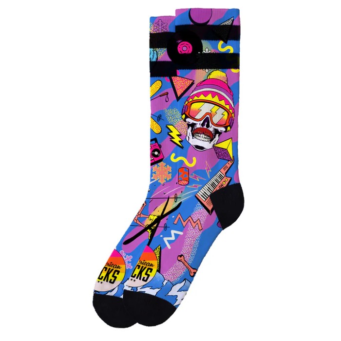 AMERICAN SOCKS SIGNATURE RETRO BLIZZARD SOKKEN