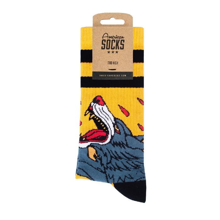 AMERICAN SOCKS WOLFPACK MID HIGH SOKKEN The Old Man Boardsports American Socks