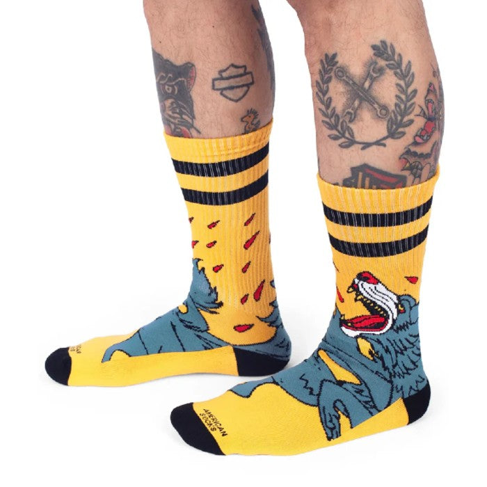 AMERICAN SOCKS WOLFPACK MID HIGH SOKKEN The Old Man Boardsports American Socks