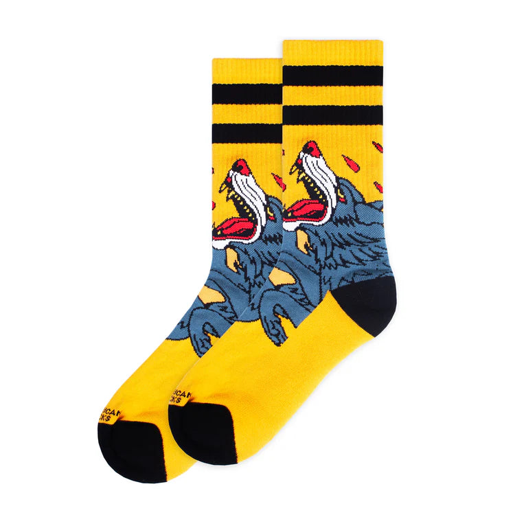 AMERICAN SOCKS WOLFPACK MID HIGH SOKKEN The Old Man Boardsports American Socks