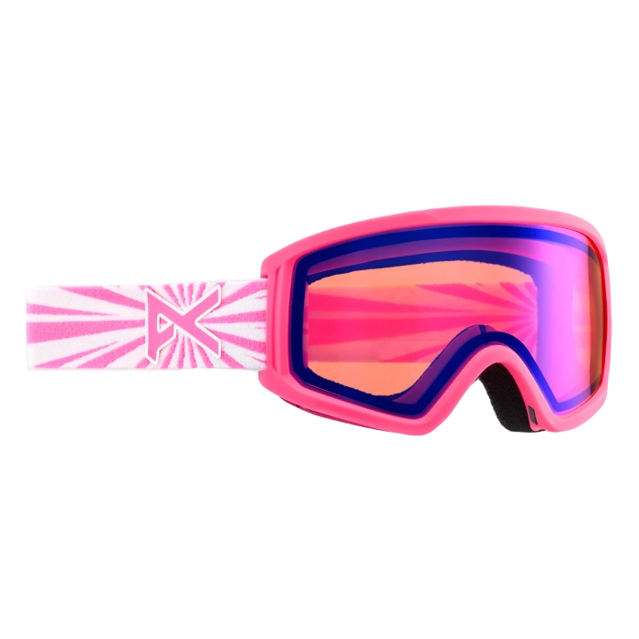 ANON TRACKER 2.0 WINTERSPORT GOGGLES PINK FLAG/BLUE AMBER