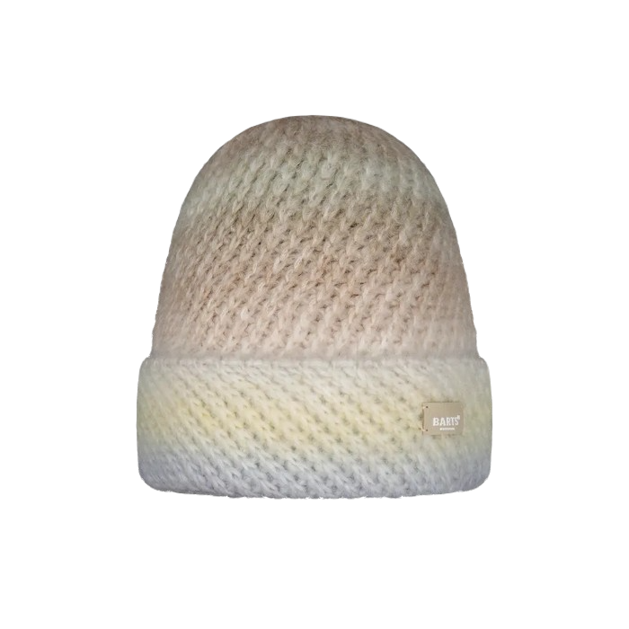 BARTS FANATAIL TURNUP BEANIE LIGHT BROWN